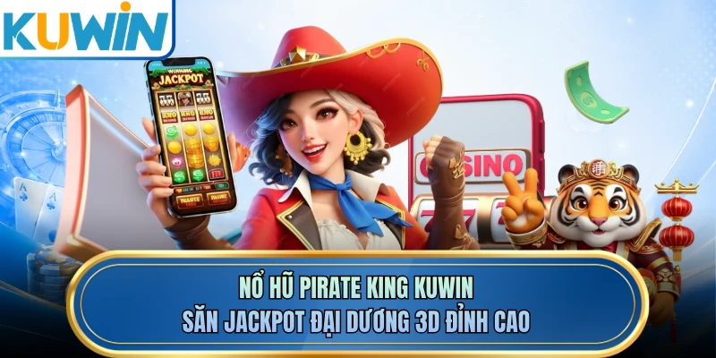 Nổ Hũ Pirate King KUWIN - Săn Jackpot Đại Dương 3D Đỉnh Cao